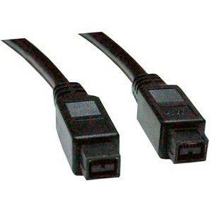 Micro Connectors, Inc. 6 feet Firewire Cable 1394B 9 Pin to 6 Pin (E07-238)
