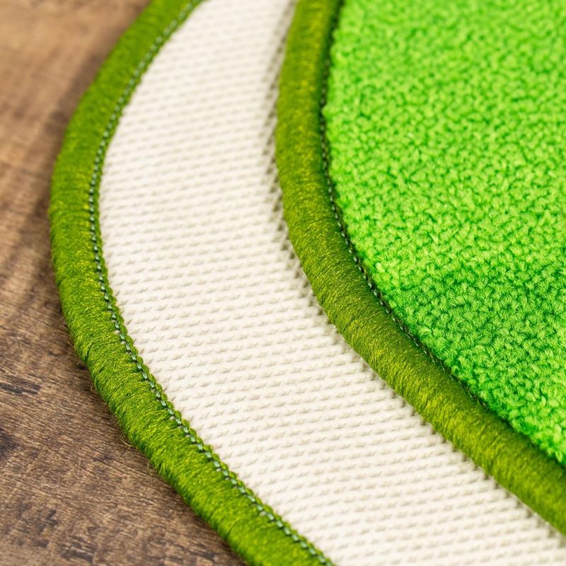 2'2"X4' Jacquard Woven Accent Rugs Pewter/Dark Green - Weave & Wander