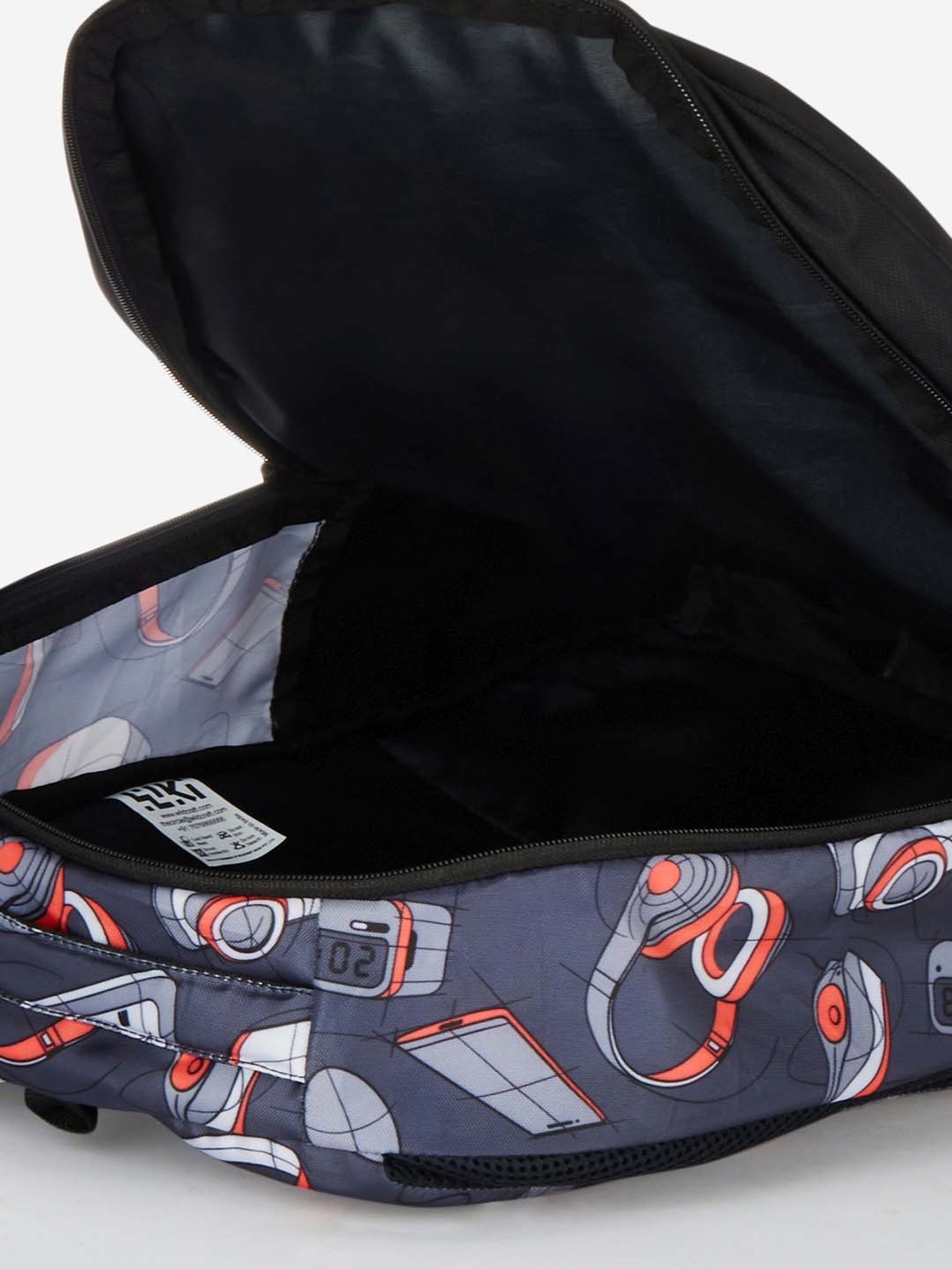 Wiki 37 Ltrs Black Medium Backpack