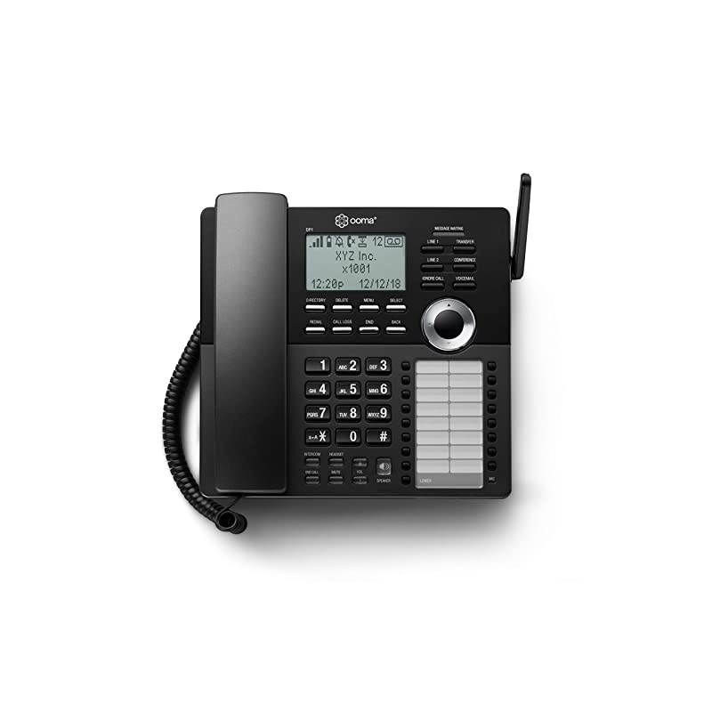 DP1-T Wireless Business Desk Phone. Connects wirelessly to  Telo Base Station. Works with  Telo VoIP Free Internet Home Phone Service.