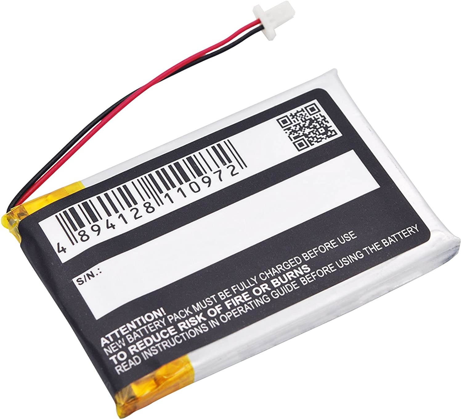 Replacement GPS Navigation Battery Part No.H603450H for Izzo Swami 4000, Swami 4000 Golf GPSA43094,1000mAh lipo