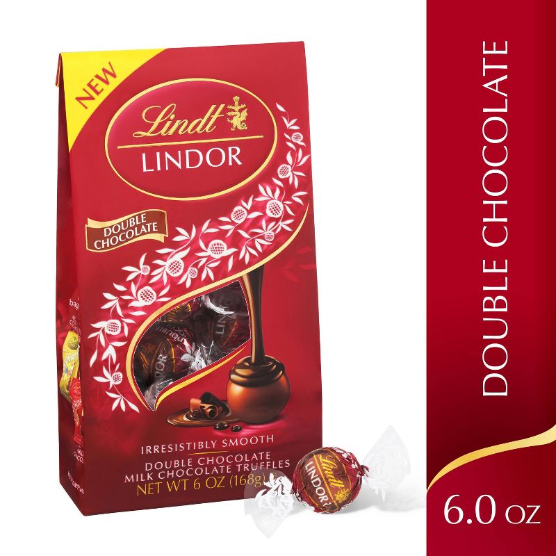 Lindt Lindor Double Chocolate Truffles - 6oz