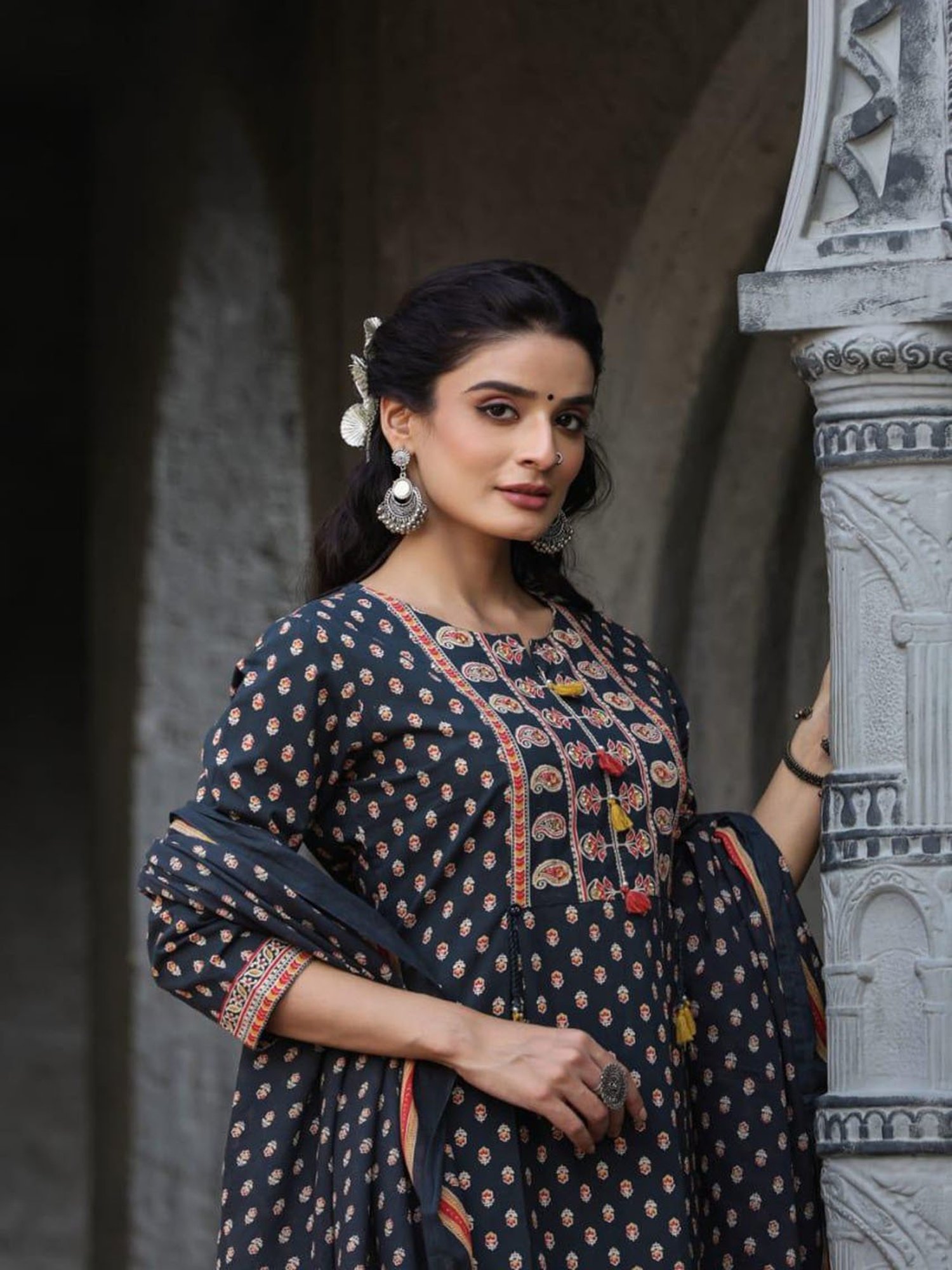 Autumnlane Gunjan Swish Printed Cotton Suit Set