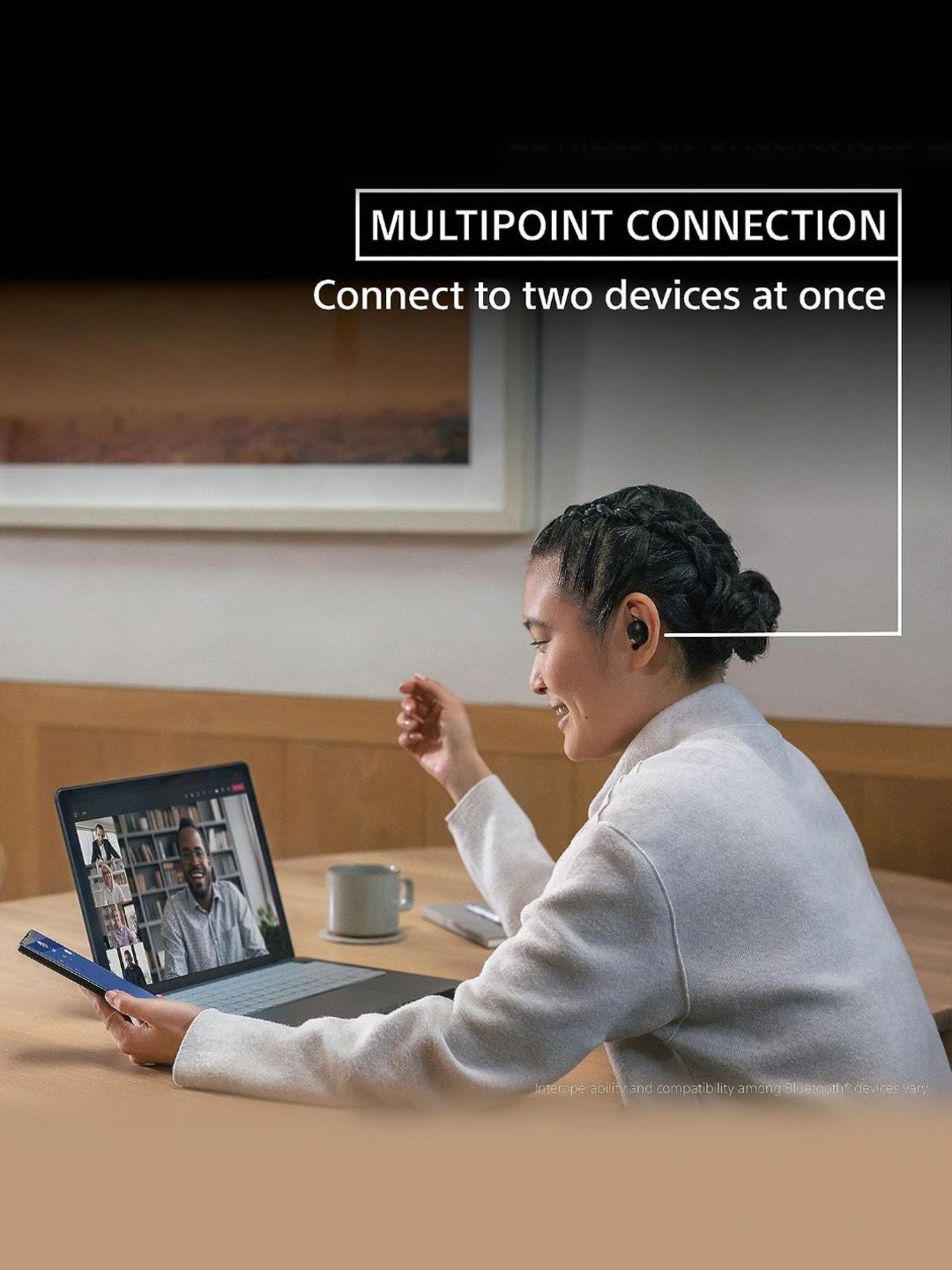 Sony WF-1000XM5 In Ear BT Earbuds with Noise Cancelling and Multi-Point (Silver, True Wireless)