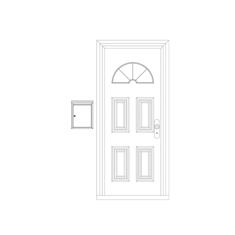 Architectural Mailboxes Soho Power Coated Mailbox Bronze