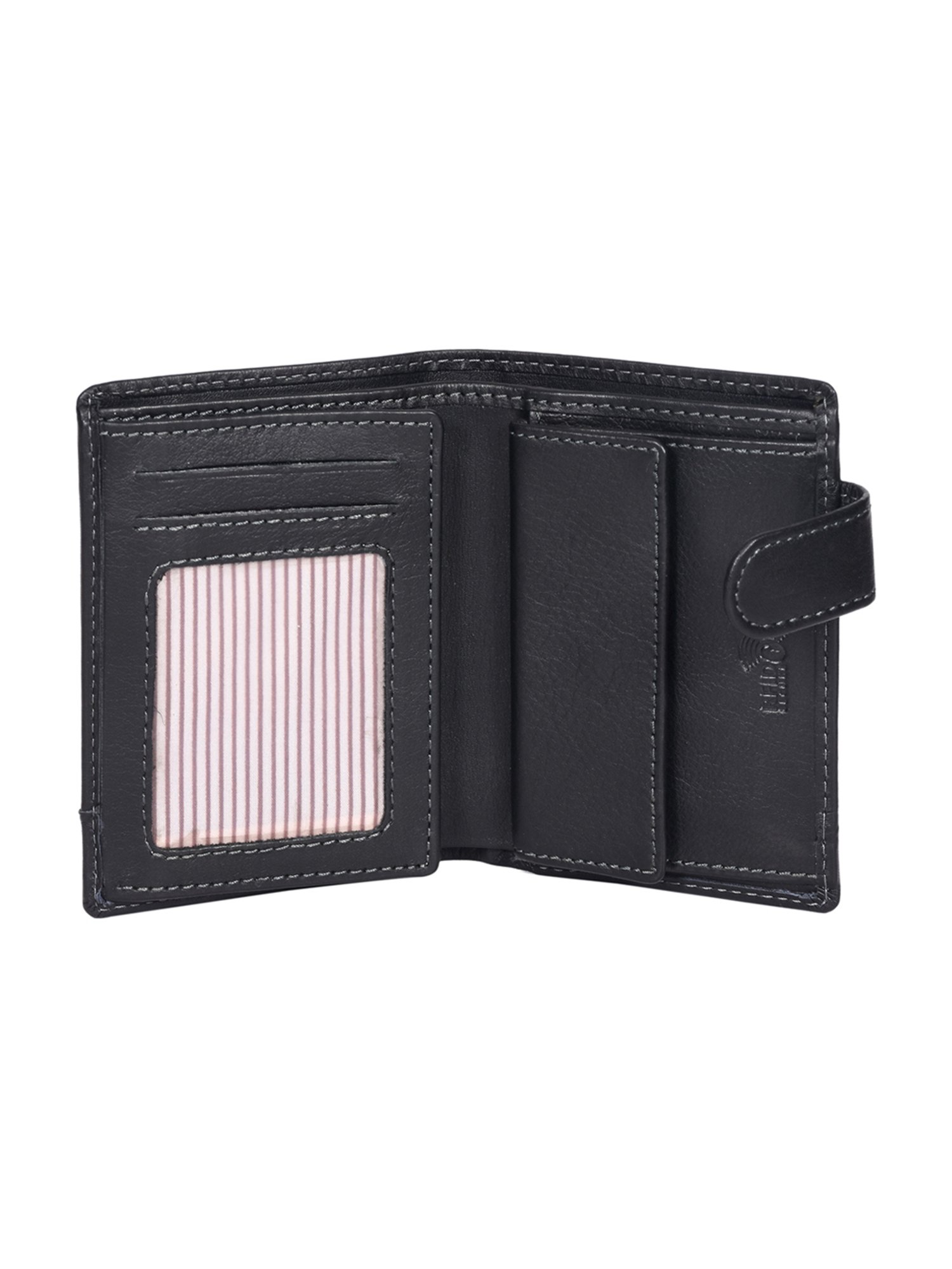 SASSORA Pablo Black Small Leather Notecase
