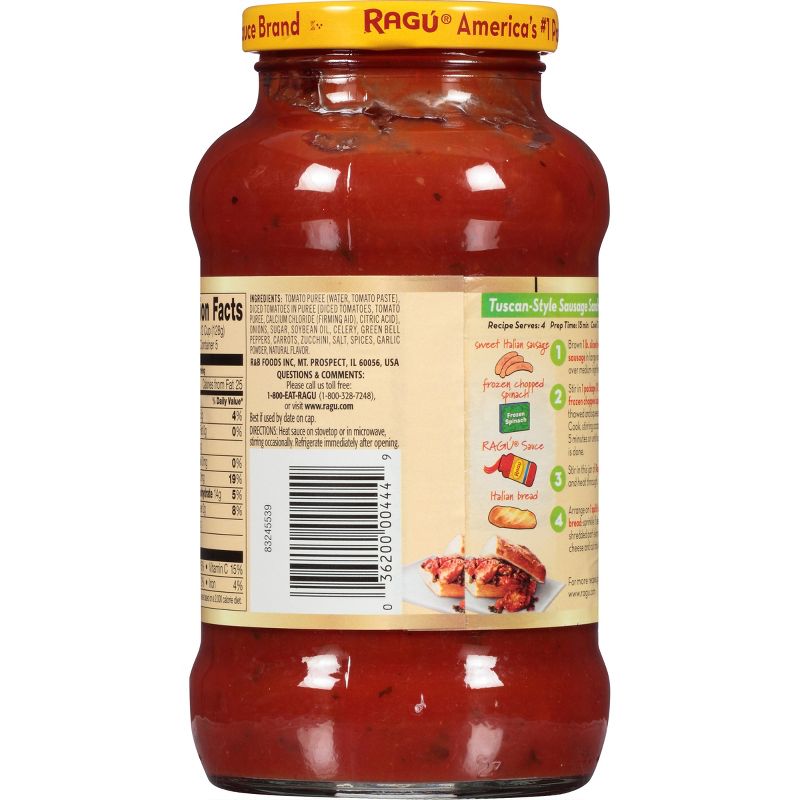 Ragu Chunky Garden Combination Pasta Sauce - 24oz
