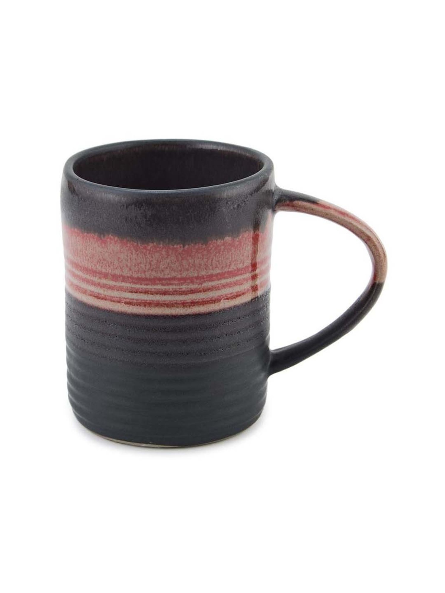 Fabindia Home Black Ceramic Mug (380ml)