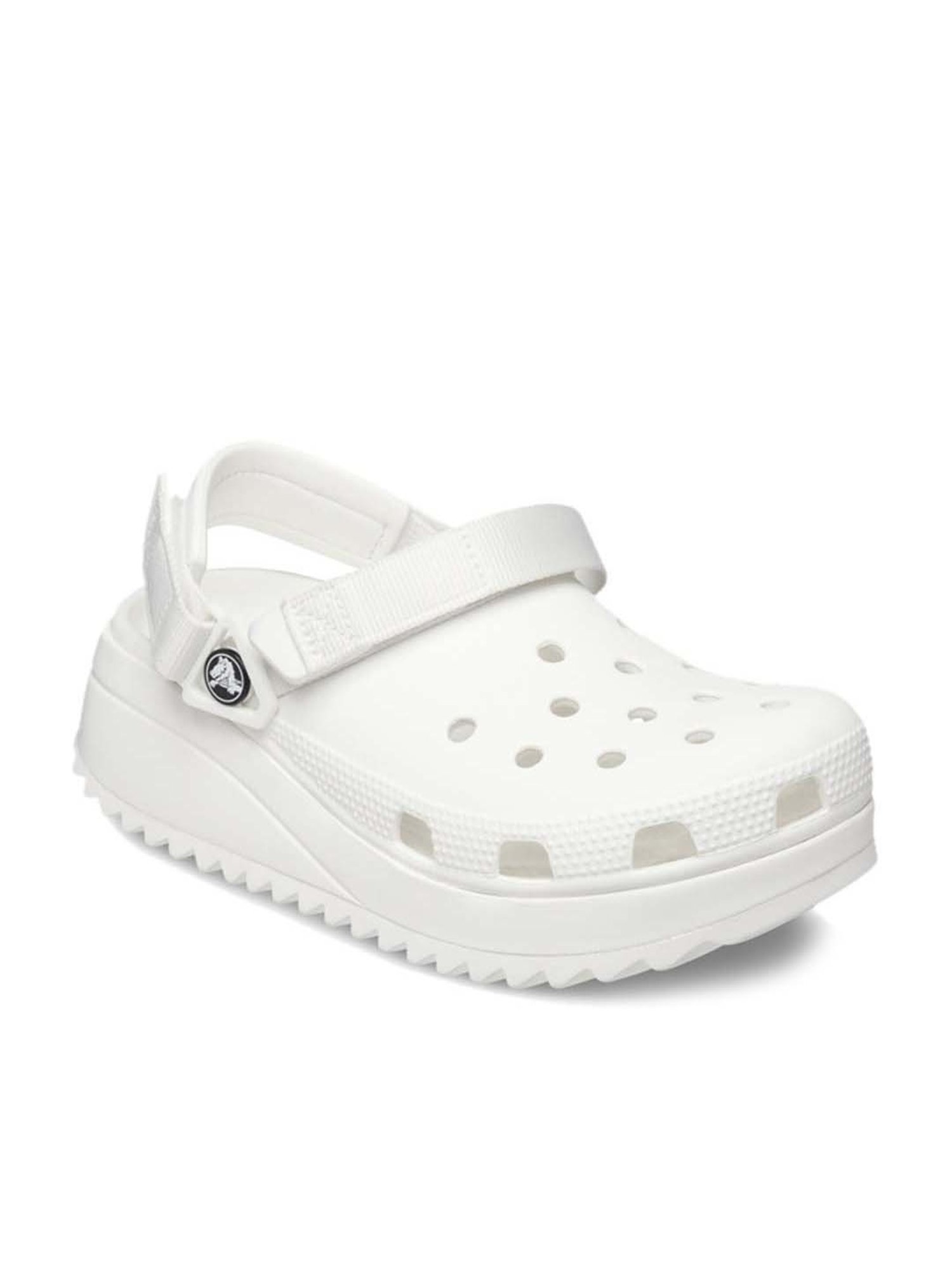Crocs Men's Classic White Back Strap Clogs