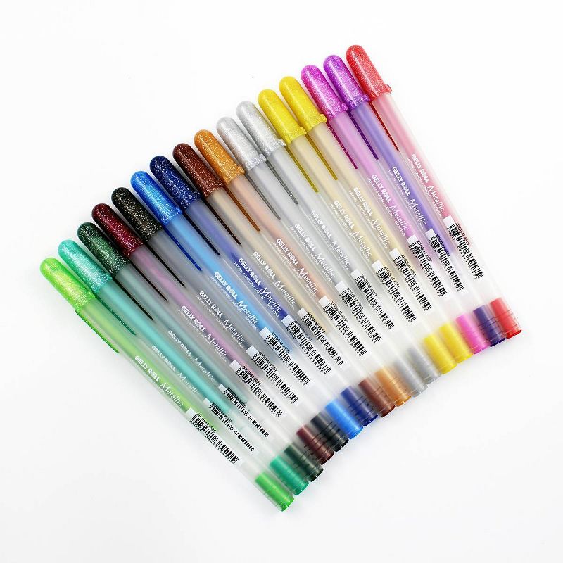 16ct Gelly Roll Metallic Collection Pens - Sakura