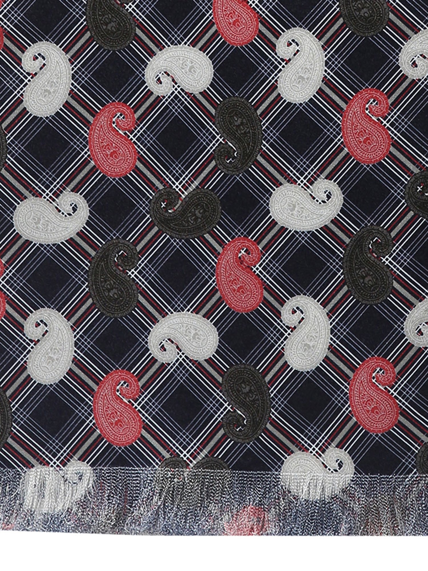 Tossido Black Printed Stole