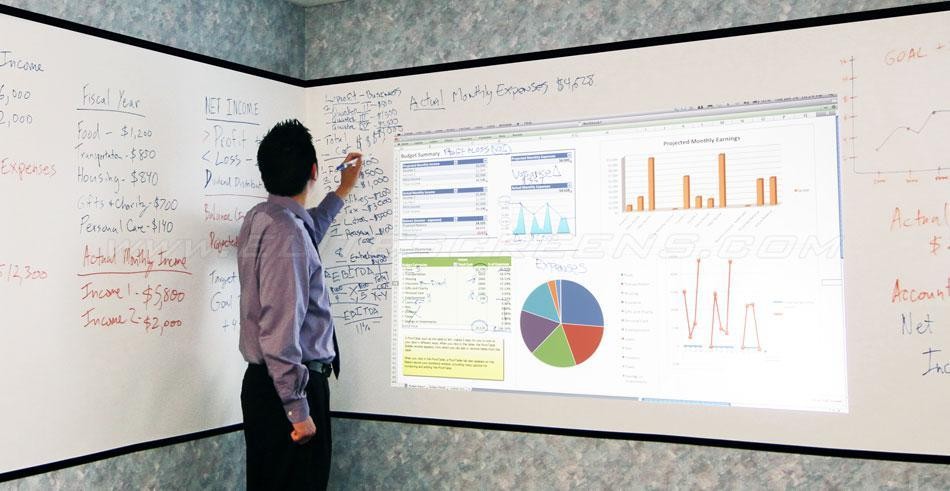 Elite Screens Insta-DE2a IWB5X10W2aF Projection Screen - 134.3" - Wall Mount