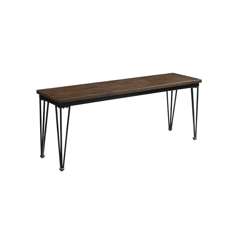 Garron Bench Walnut/Black - Acme Furniture