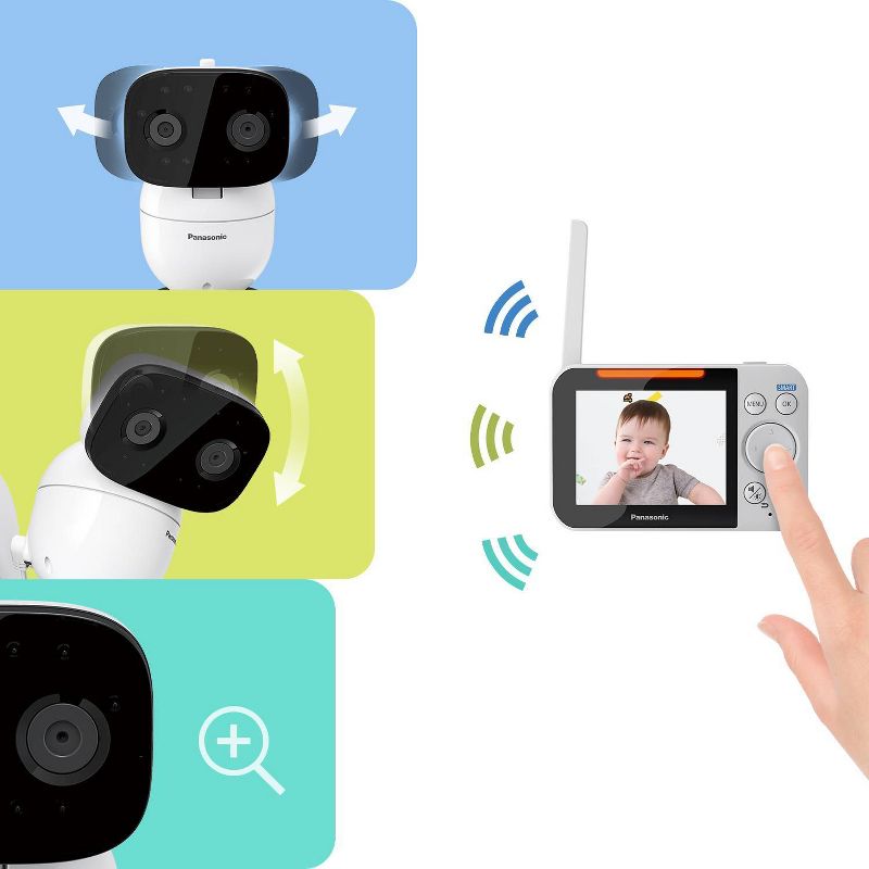 Panasonic Extra Long Range Video Baby Monitor 3.5"
