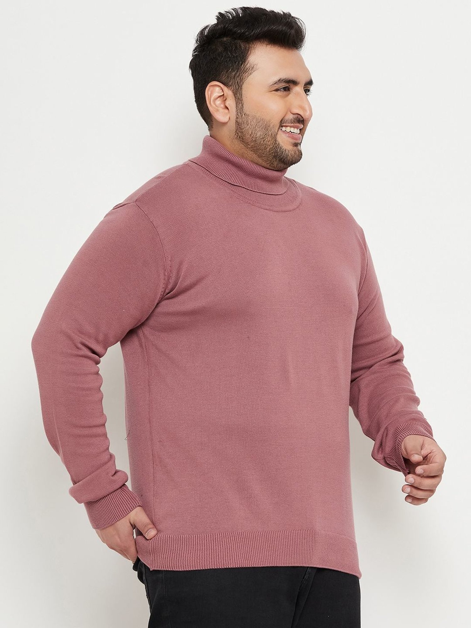 Club York Pink Regular Fit Sweater