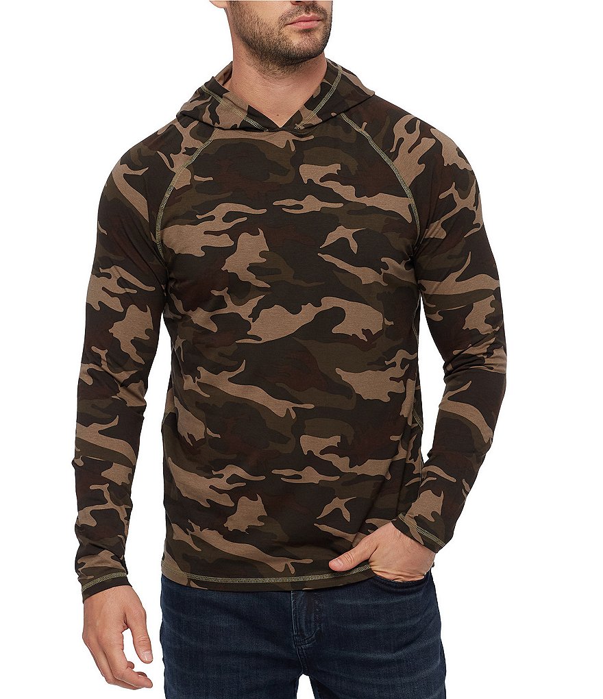 Flag and Anthem Madeflex Shield Raglan-Sleeve Camouflage-Printed Hoodie