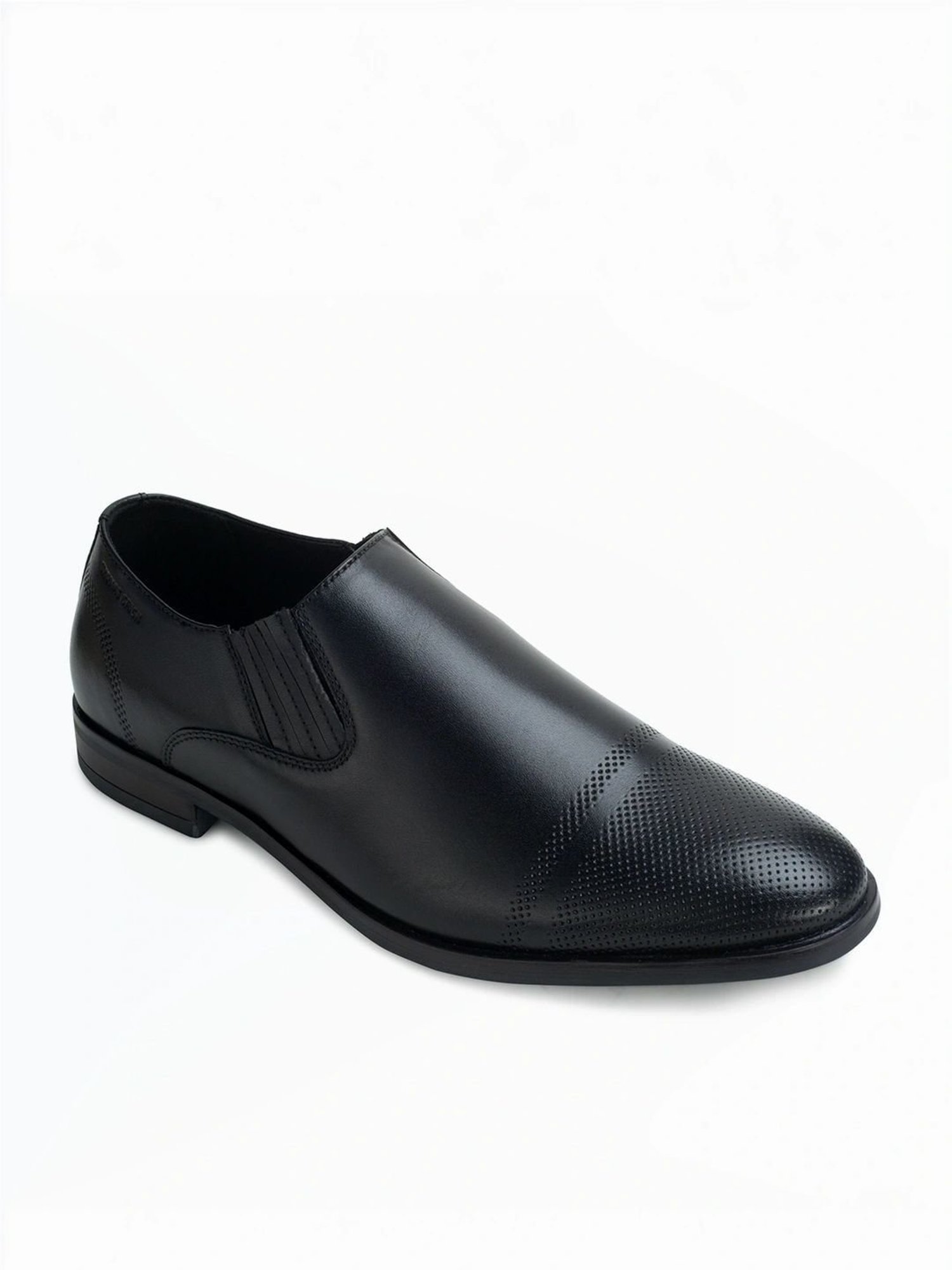 Thomas Crick Men's Black Loafers