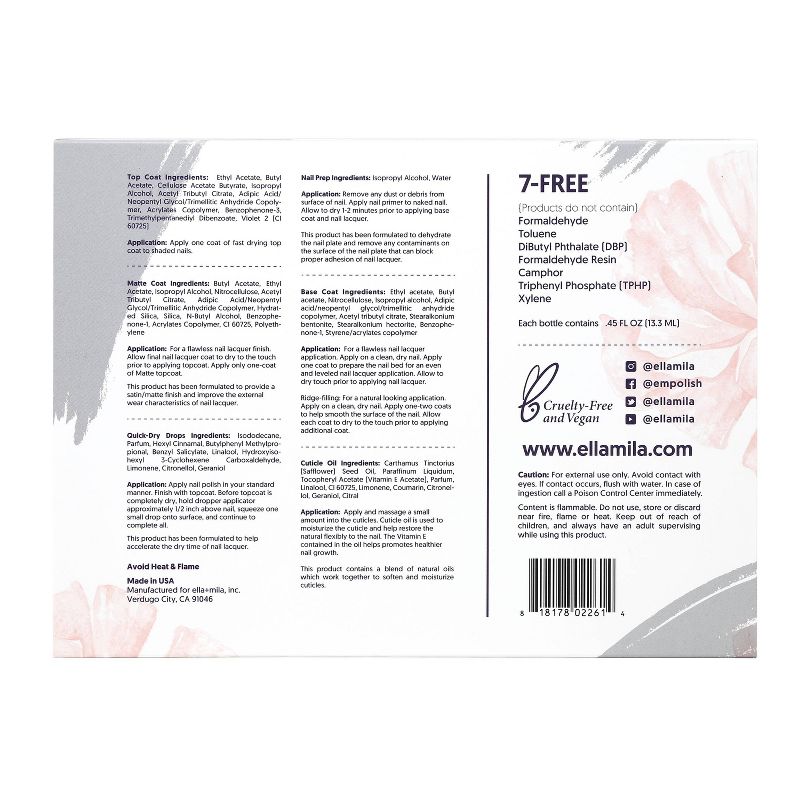 ella+mila Best of Nail Care Collection - 6pc