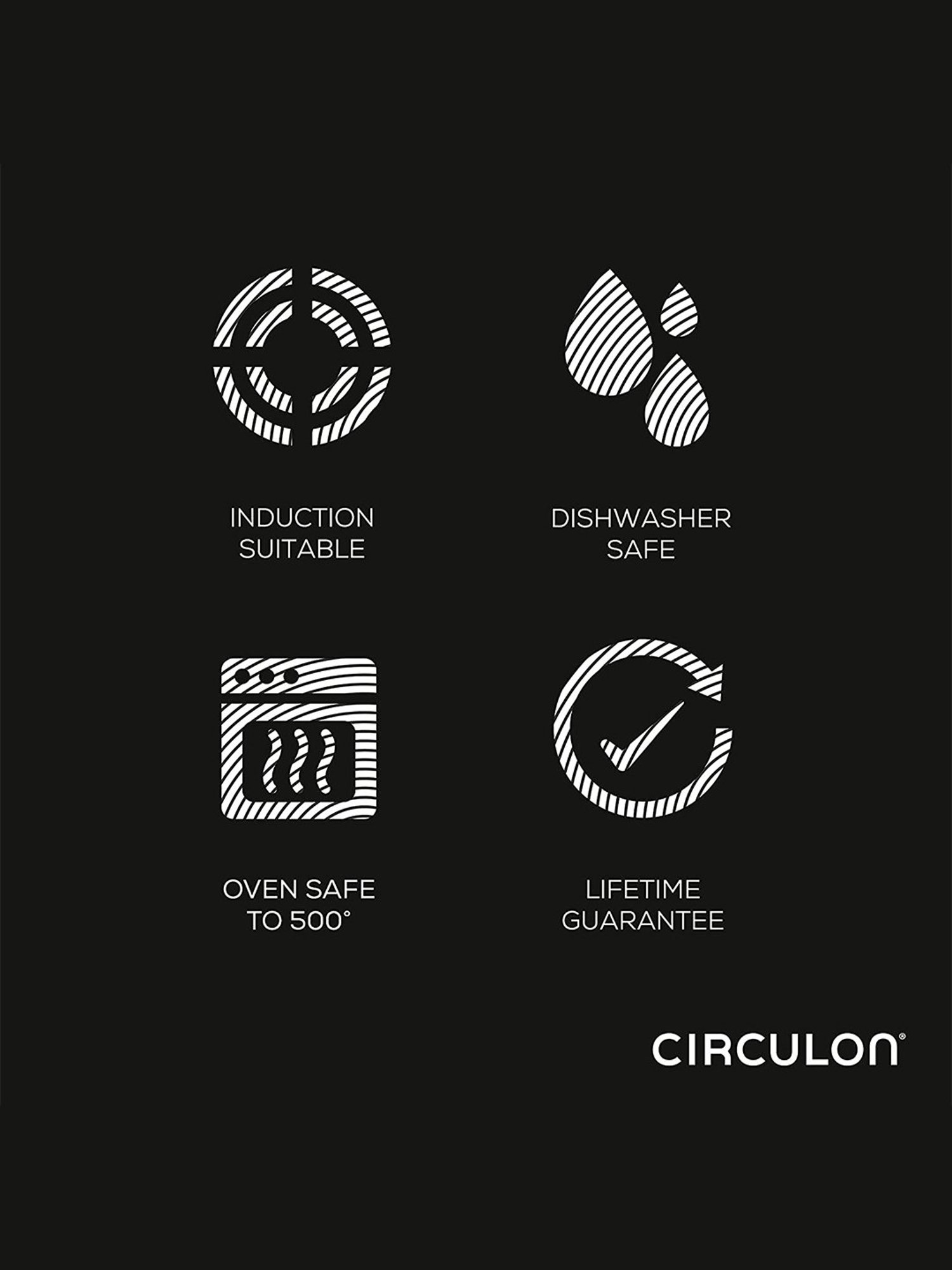 Circulon Silver Stainless Steel Non-Stick Frying Pan 25cm (1.76 L)