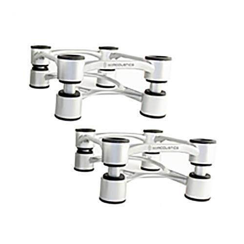 IsoAcoustics Aperta 200 Stand for Studio Monitor and Speakers, Pair, Silver