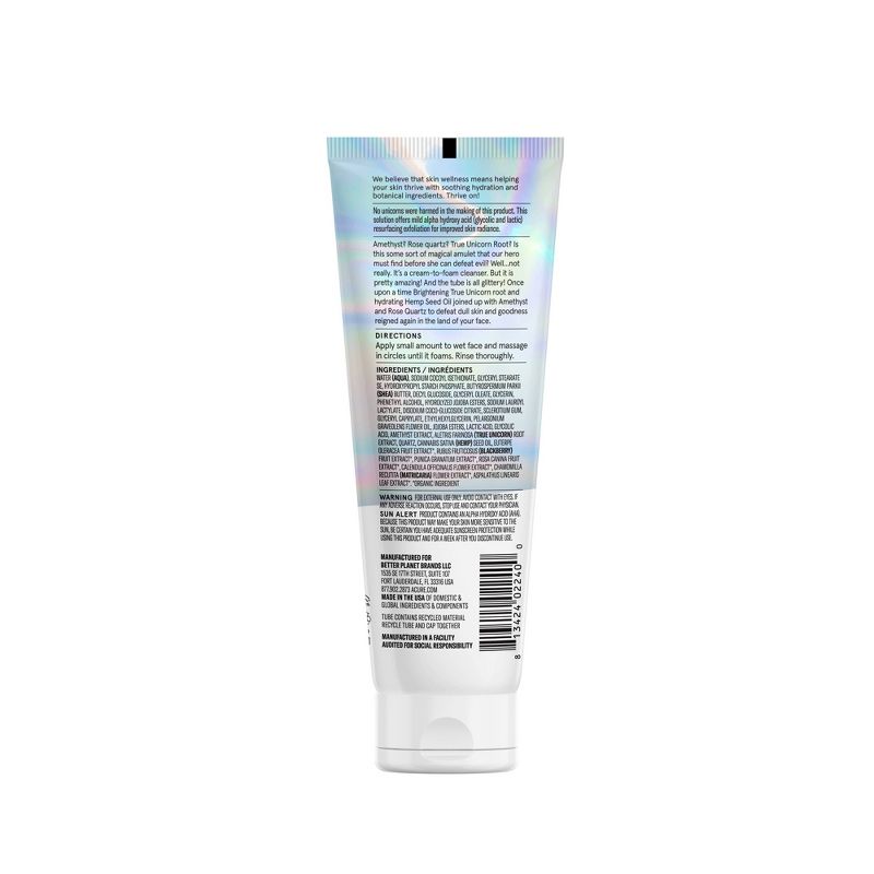 Acure Resurfacing Glycolic & Unicorn Root Cleanser - 4 fl oz