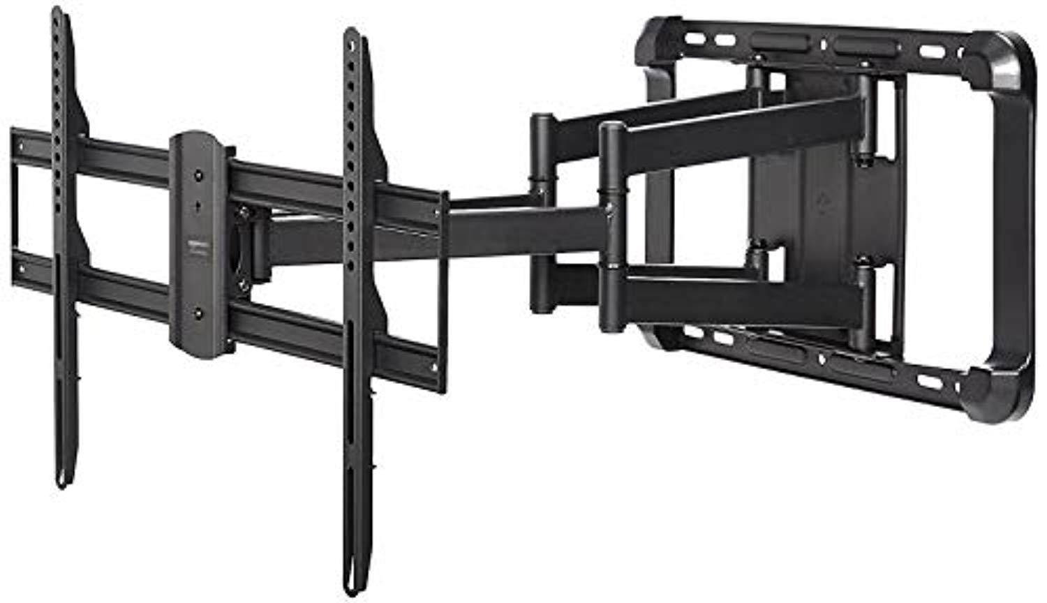 basics longer extension dual arm full motion tv mount, 37-inch to 80-inch