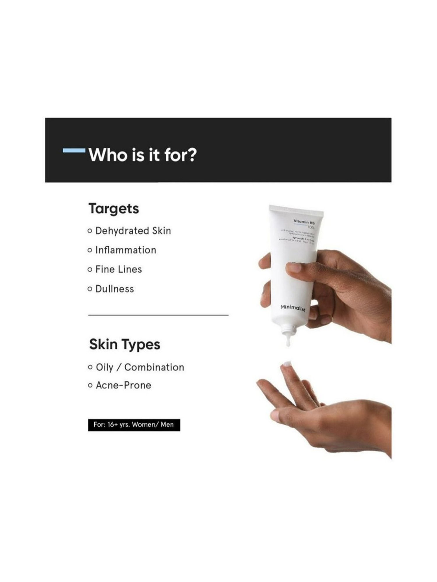 Minimalist 10% Vitamin B5 Oil Free Moisturizer - 50 gm