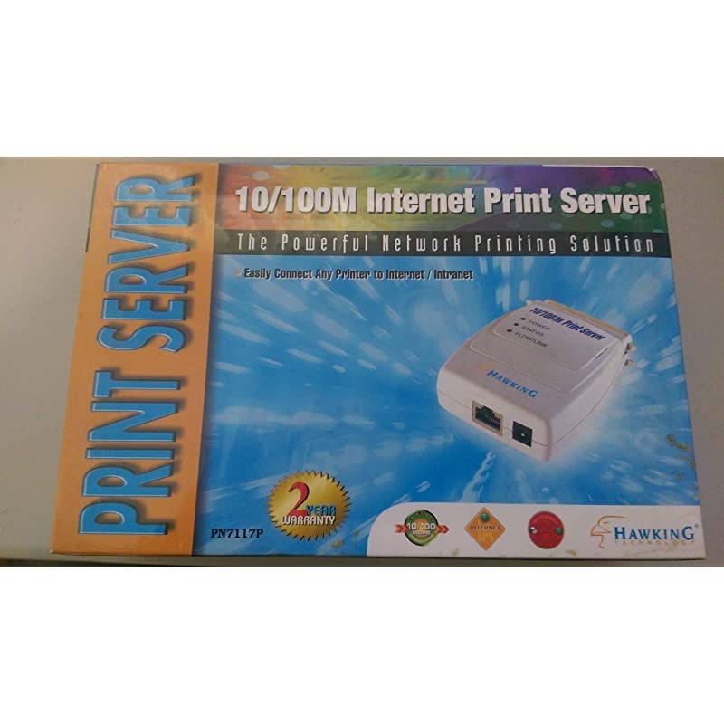 PN7117P 1-Port 10/100 IPP Print Server