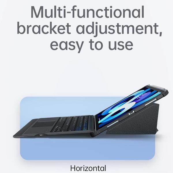 Benks - Ipad Bluetooth Keyboard  Case  Compatible for AIR 3 / PRO 10.5(2019),  Folio Smart Soft Silicone Protective Cover,  Built-in Pencil Holder - Thin Slim & light Smart Folio Case - Tablet Case