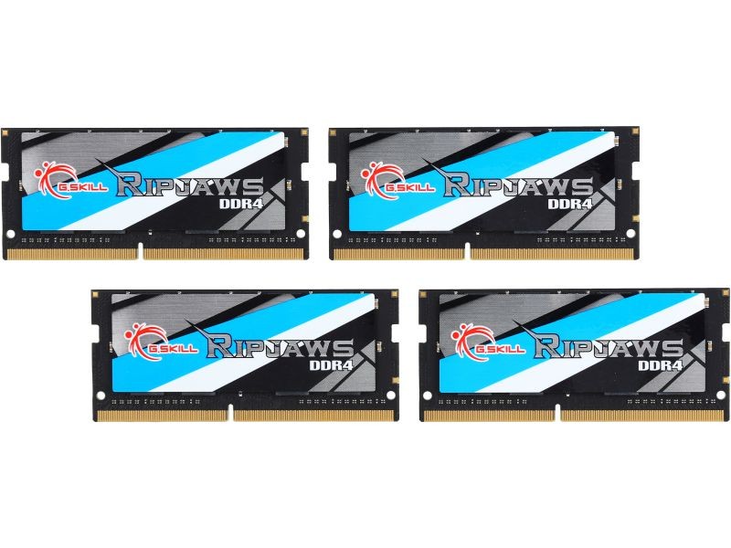 G.SKILL Ripjaws SO-DIMM 8GB 260-Pin DDR4 SO-DIMM DDR4 3200 (PC4 25600) Laptop Memory Model F4-3200C18S-8GRS