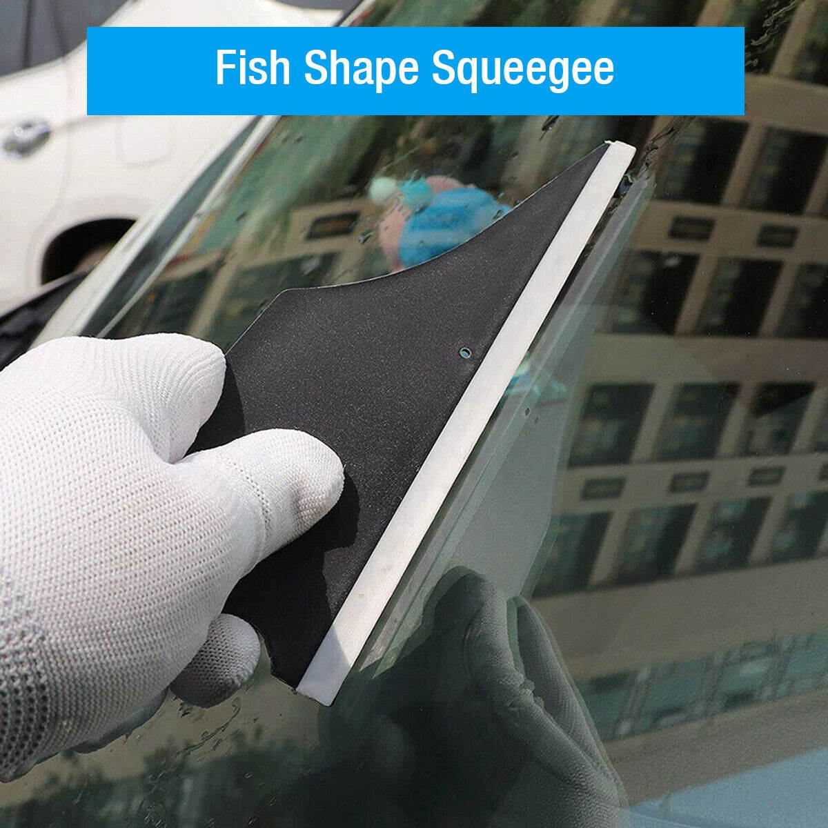 8PCS Car Window Tint Wrapping Vinyl Tools + Squeegee Scr+Applicator Pro Kits