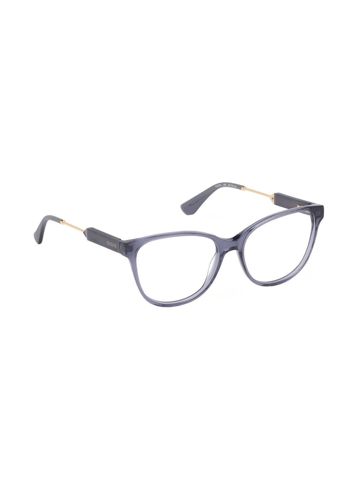 Guess Blue Beveled Eye Frames for Women