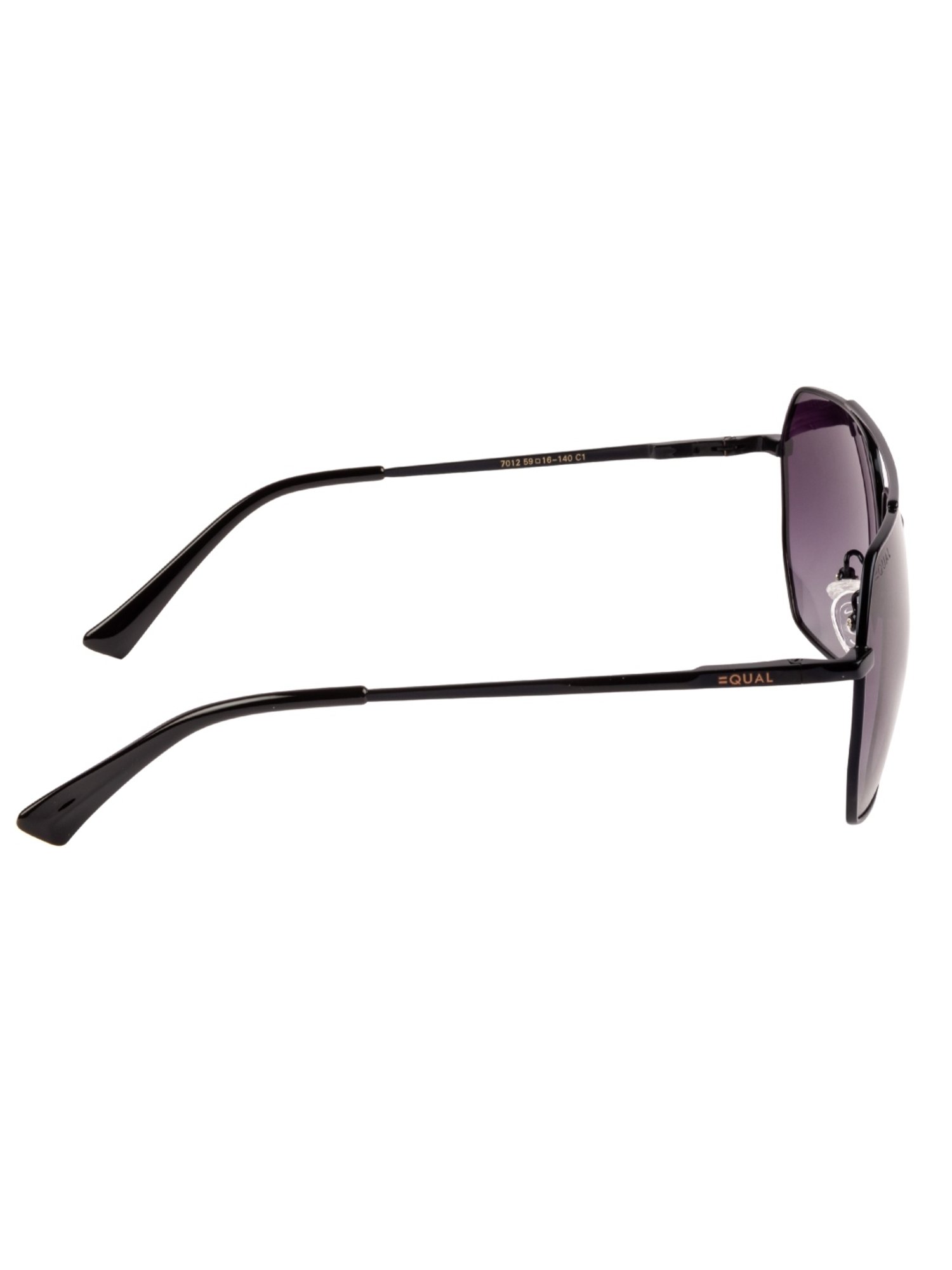 Equal Purple Square Unisex Sunglasses
