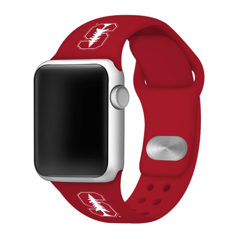 NCAA Stanford Cardinal Silicone Apple Watch Band 42mm