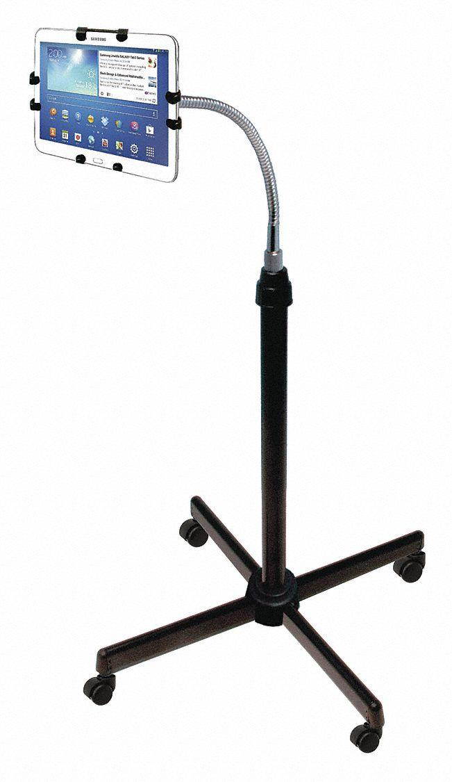 CTA Digital PAD-UAFS Height-Adjustable Gooseneck Stand with Casters for iPad/Tablet