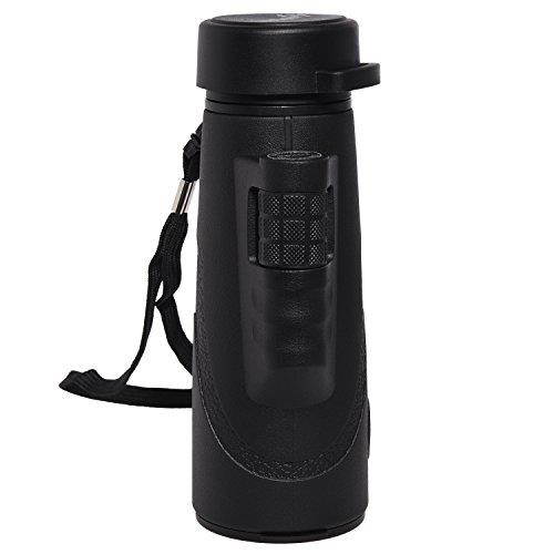 Grip Scope High Definition WIDE VIEW Compact Monocular Waterproof Dust & Shock Proof With Retractable Eyecup & BAK4 Prism Full FMC Multi Coated Optical Full Glass Lens Free Cleaning Cloth &Strap