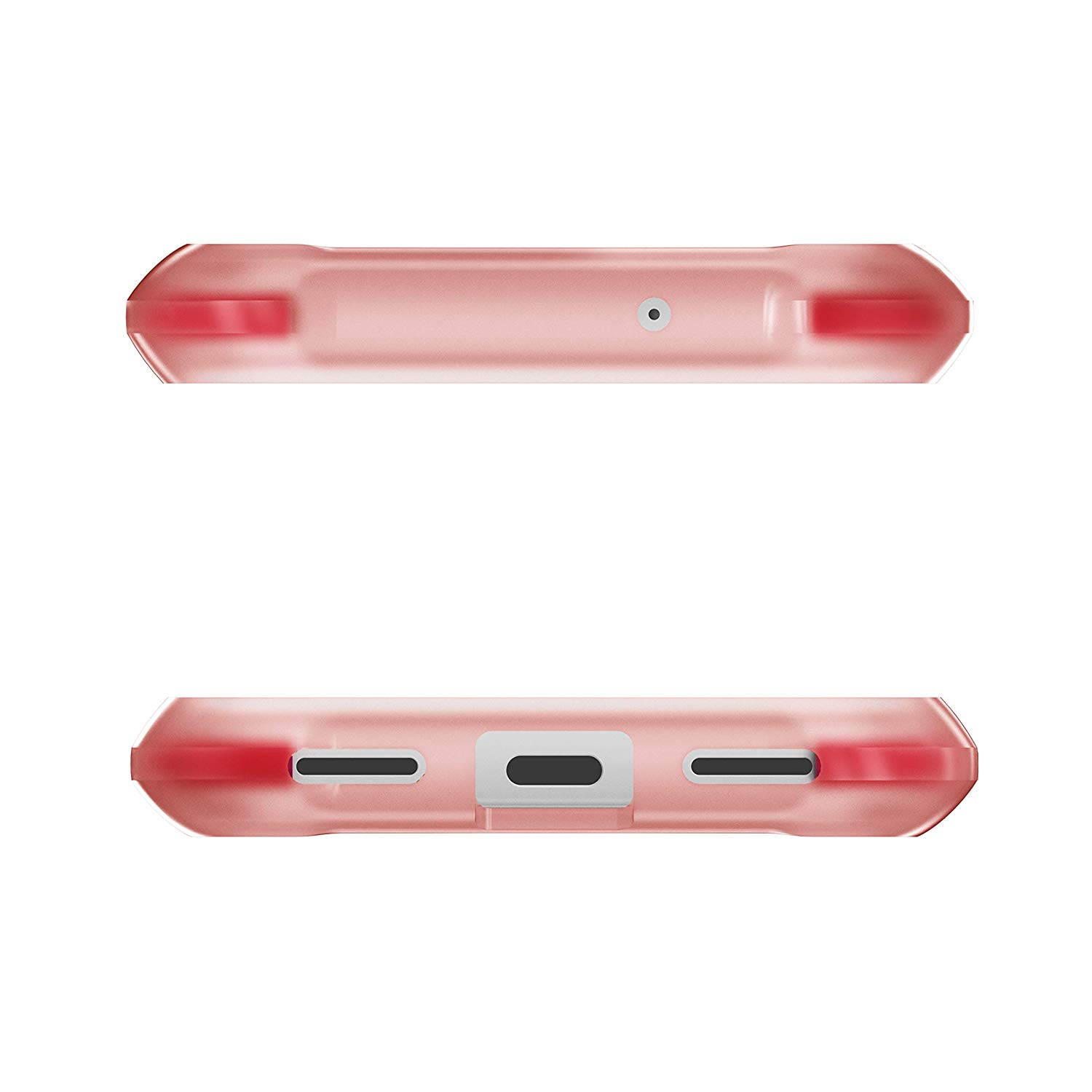 Ghostek Covert Clear Pixel 4 XL Case with Super Slim Fit Design and Secure Hand Grip Tough Shockproof Heavy Duty Protection Wireless Charging Compatible for 2019 Google Pixel 4 XL (6.3 Inch) - (Pink)