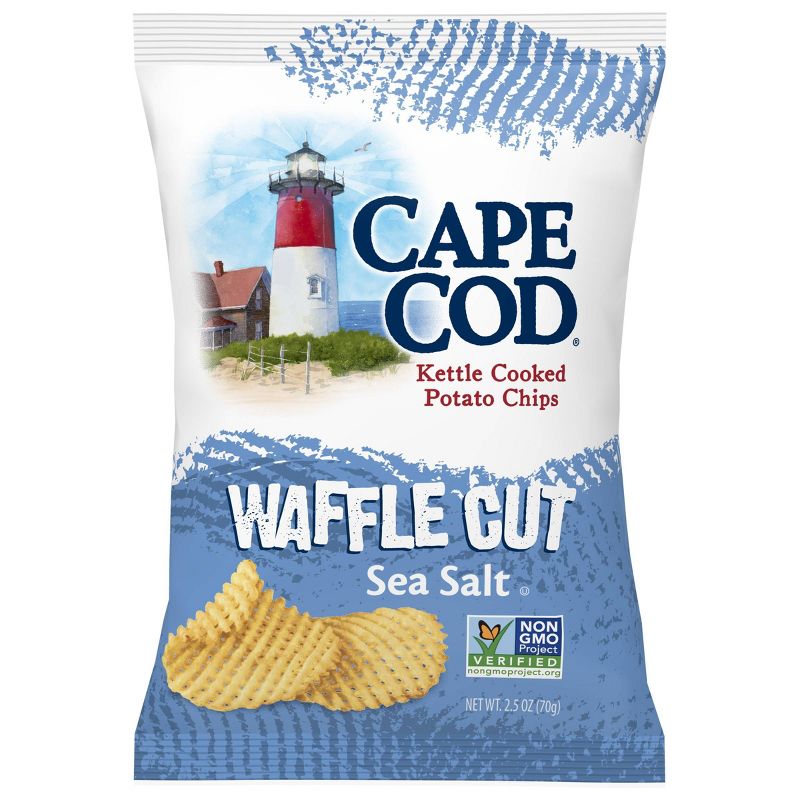 Cape Cod Sea Salt Waffle Cut Kettle chip - 2.5oz