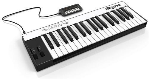 IK Multimedia iRig Keys Pro MIDI 37-key Keyboard Midi iOS Controller