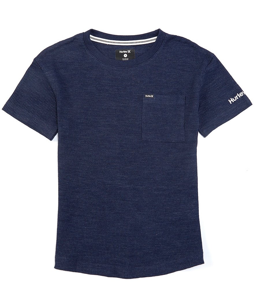Hurley Big Boys 8-20 Short-Sleeve Pocket Thermal Tee