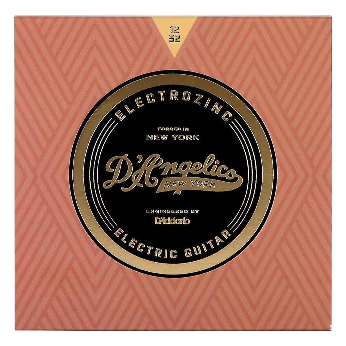 D'Angelico Electrozinc Jazz 12-52 Light Electric Guitar Strings