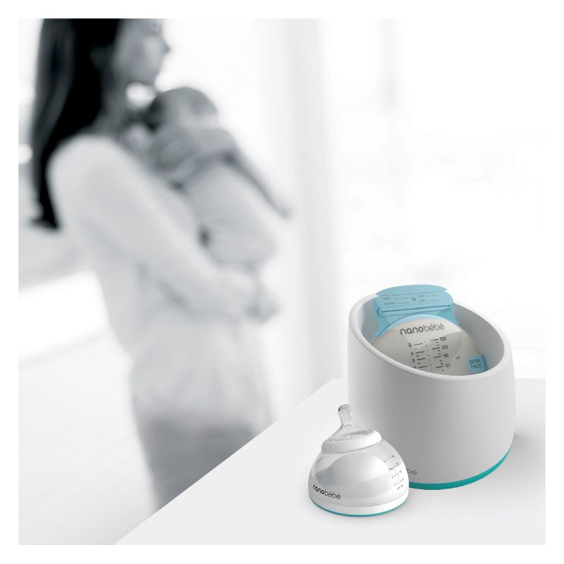 Nanobebe Smart Baby Bottle Warming Bowl - White