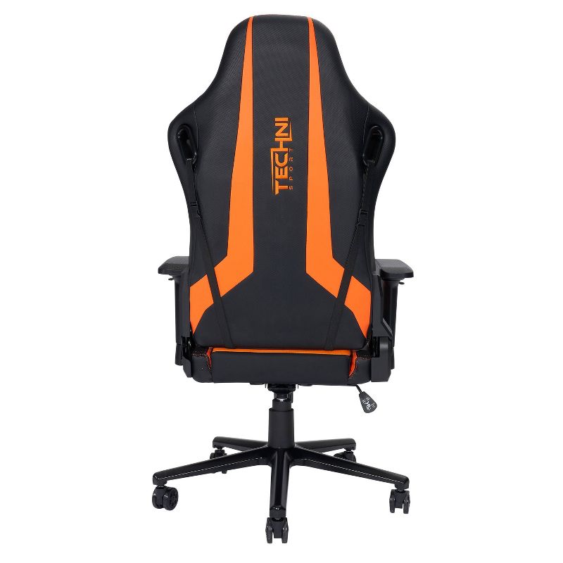 Ergonomic Gaming Chair Orange - Techni Sport