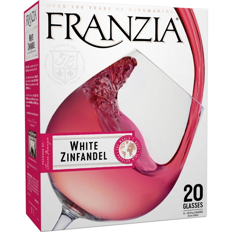 Franzia White Zinfandel Rose Wine - 3L Box