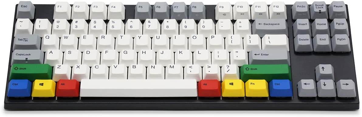 Varmilo VA87M RGBY White LED TKL Dye Sub PBT Mechanical Keyboard (Cherry MX Red)