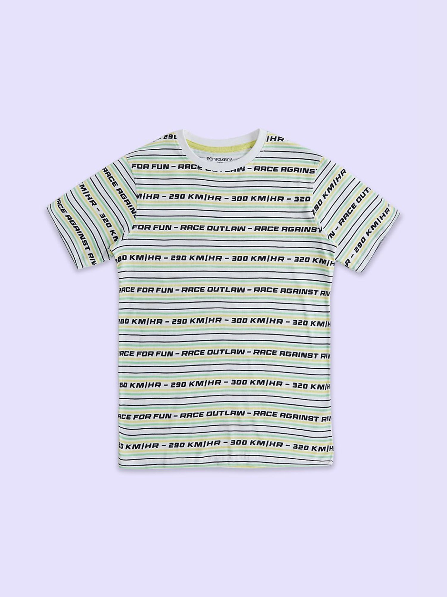 Pantaloons Junior Multicolor Cotton Printed T-Shirt