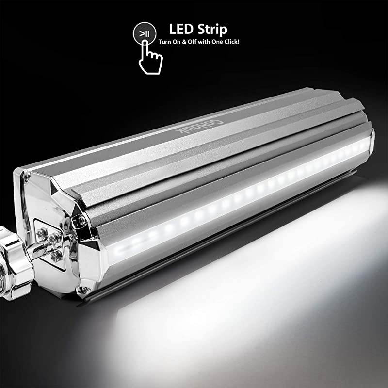 RE9X Waterproof Bluetooth Motorcycle Stereo Speakers 78125 in Handlebar Mount MP3 Music Player Audio Amplifier System ATV 4Wheelers USB AUX FM Radio