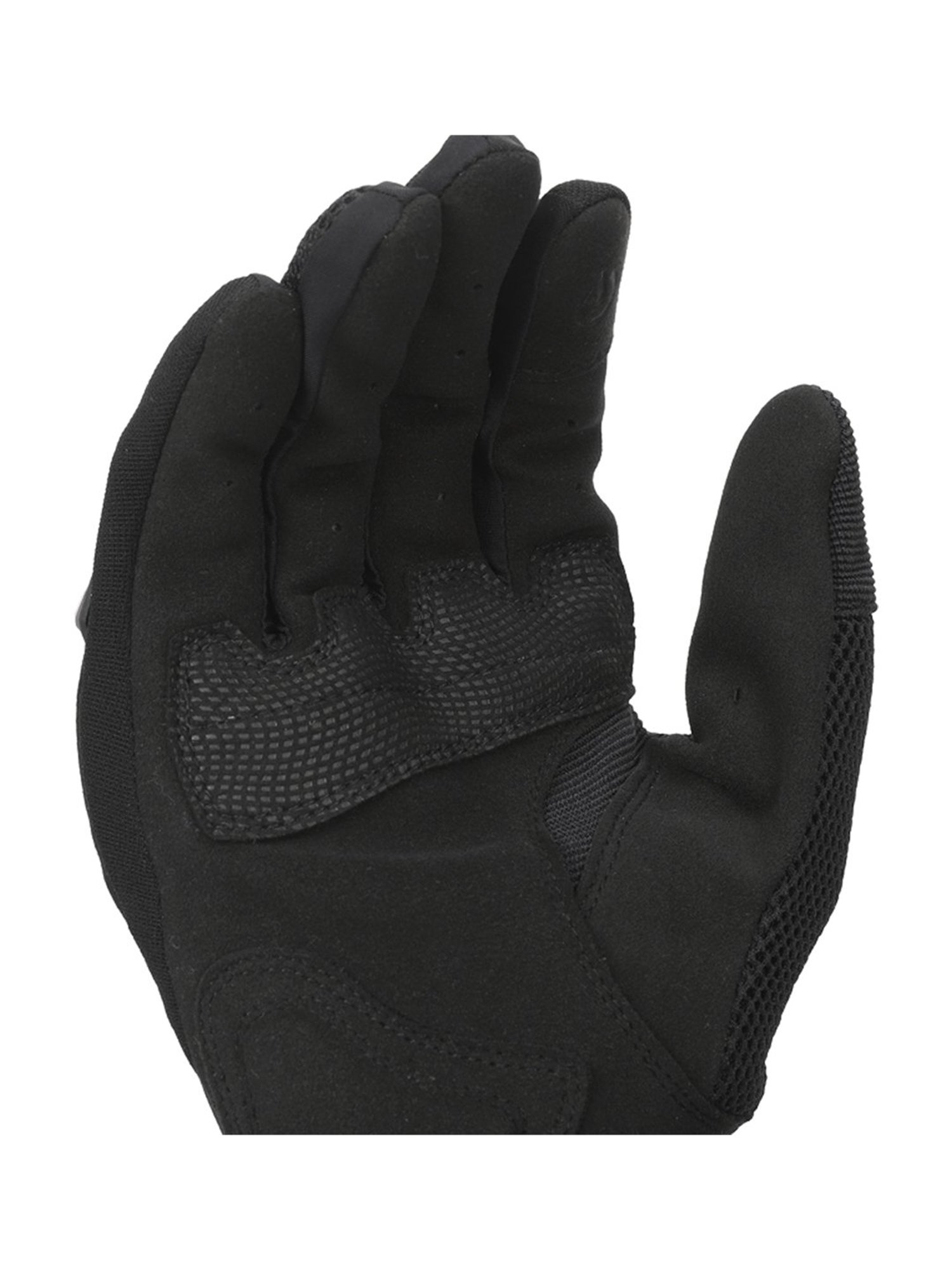 Royal Enfield Black Textured Rambler V3 Riding Gloves - XL