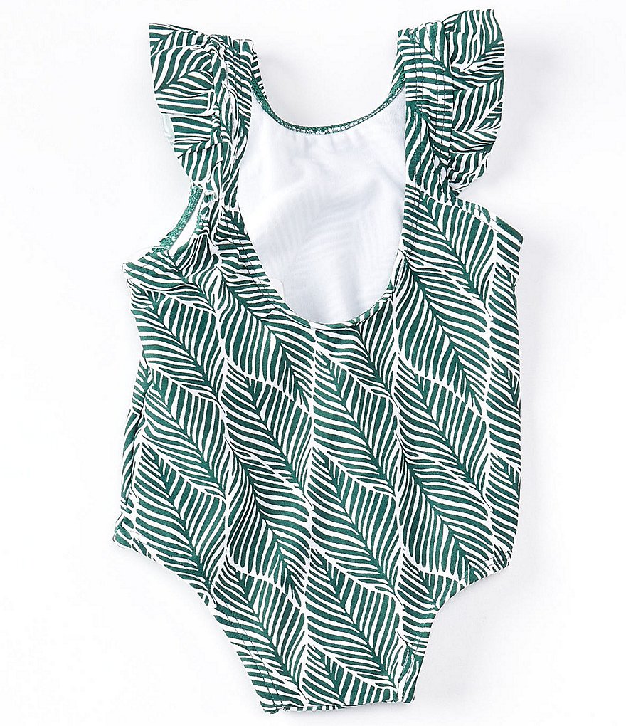 Starting Out Baby Girls 3-24 Months Ruffled Pineapple One-Piece Swimsuit