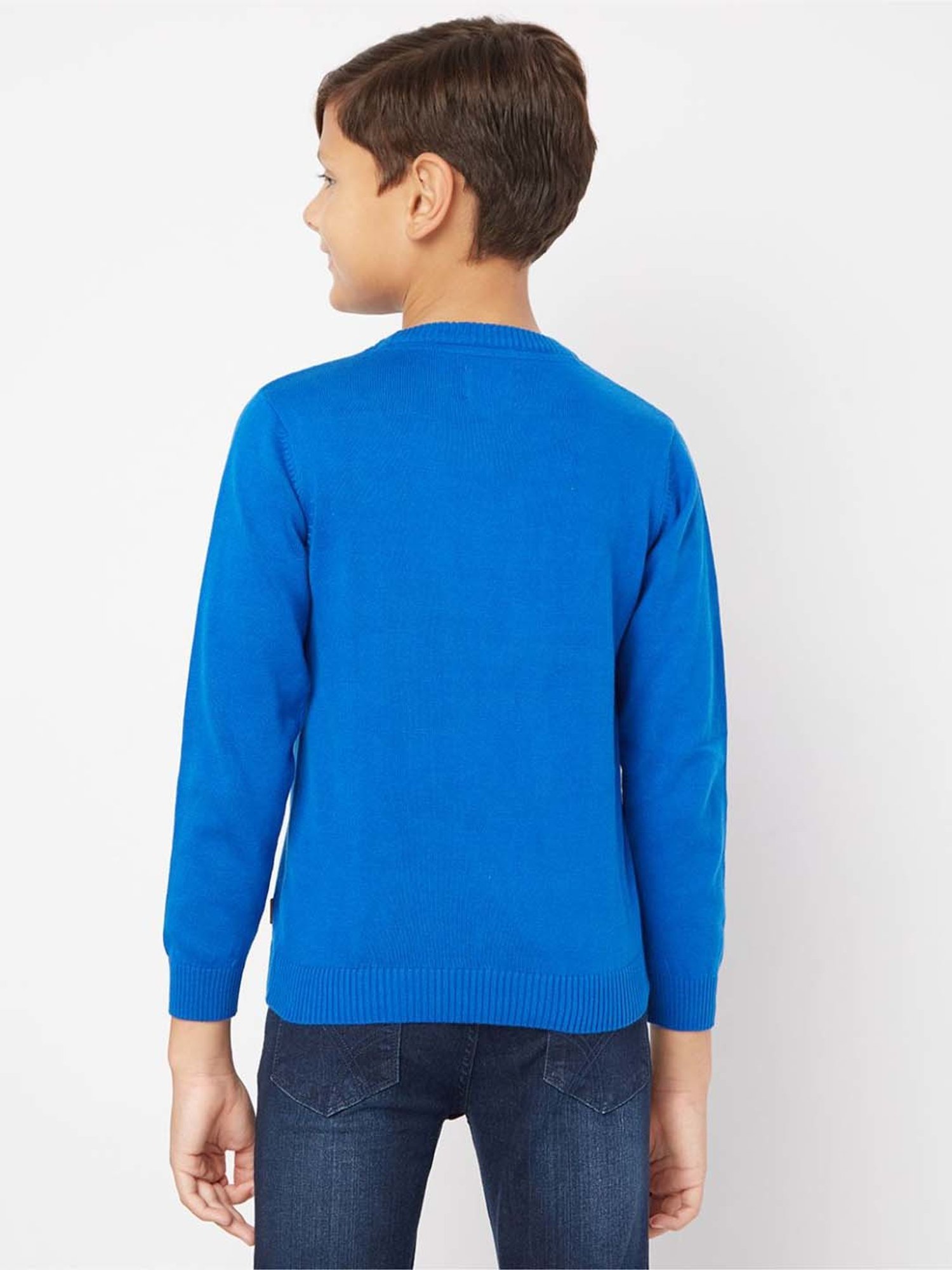 Cherry Crumble By Nitt Hyman Unisex Red & Cream Self Design Full Sleeves Sweater